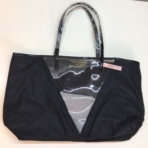 NWT Victoria Secret’s Black Tote